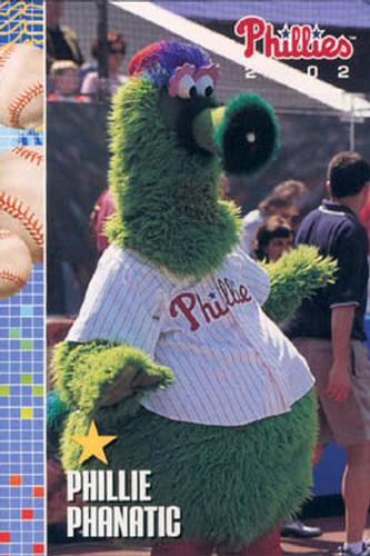 2002 Philadelphia Phillies Photocards #36 Phillie Phanatic Front
