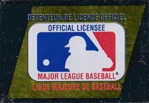 1991 Panini Stickers (Canada) #1 MLB Logo Front
