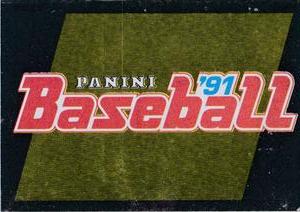 1991 Panini Stickers (Canada) #3 Panini Baseball 1991 Logo Front