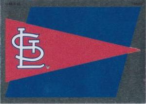 1991 Panini Stickers (Canada) #28 Cardinals Pennant Front