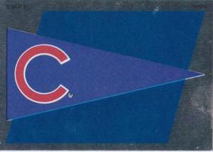 1991 Panini Stickers (Canada) #40 Cubs Pennant Front