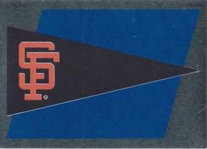 1991 Panini Stickers (Canada) #64 Giants Pennant Front