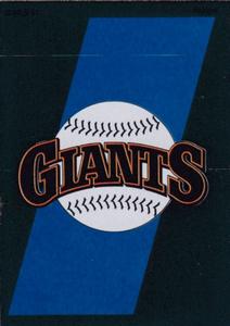 1991 Panini Stickers (Canada) #65 Giants Logo Front