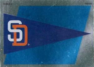 1991 Panini Stickers (Canada) #88 Padres Pennant Front