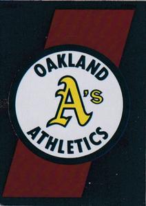 1991 Panini Stickers (Canada) #190 Athletics Logo Front