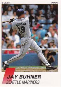 1991 Panini Stickers (Canada) #234 Jay Buhner Front