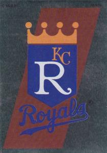 1991 Panini Stickers (Canada) #274 Royals Logo Front