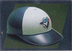 1991 Panini Stickers (Canada) #343 Blue Jays Helmet Front