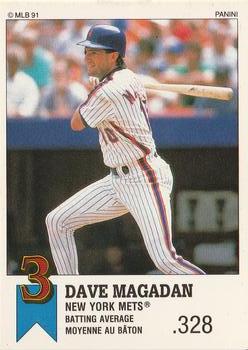 1991 Panini Top 15 (Canada) #3 Dave Magadan Front