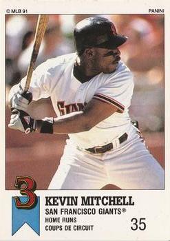 1991 Panini Top 15 (Canada) #11 Kevin Mitchell Front