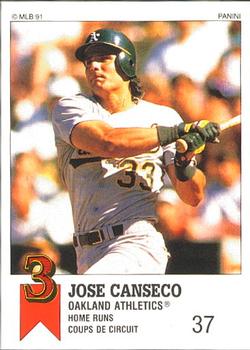 1991 Panini Top 15 (Canada) #15 Jose Canseco Front
