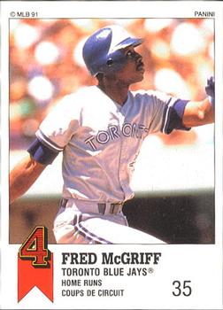 1991 Panini Top 15 (Canada) #16 Fred McGriff Front