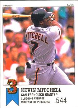 1991 Panini Top 15 (Canada) #35 Kevin Mitchell Front