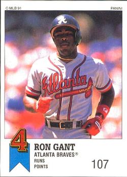 1991 Panini Top 15 (Canada) #52 Ron Gant Front