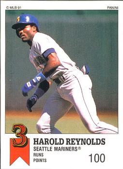 1991 Panini Top 15 (Canada) #55 Harold Reynolds Front
