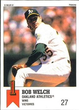 1991 Panini Top 15 (Canada) #61 Bob Welch Front