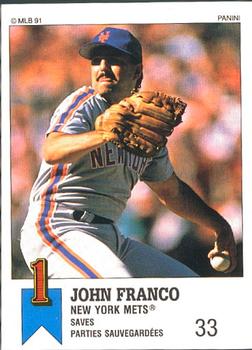 1991 Panini Top 15 (Canada) #81 John Franco Front