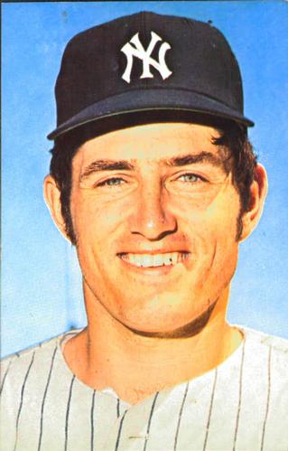 1970 New York Yankees Clinic Day Postcards #NNO Fritz Peterson Front