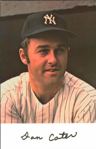 1971 New York Yankees Clinic Day Postcards #NNO Danny Cater Front