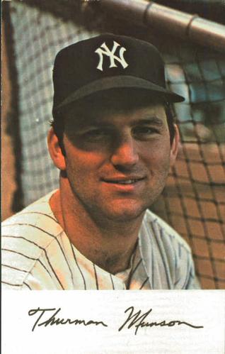 1971 New York Yankees Clinic Day Postcards #NNO Thurman Munson Front