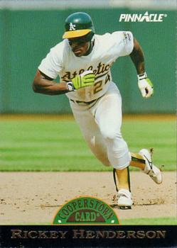 1993 Pinnacle Cooperstown #7 Rickey Henderson Front