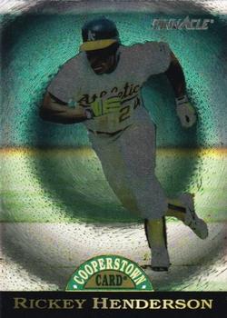 1993 Pinnacle Cooperstown - Dufex #7 Rickey Henderson Front