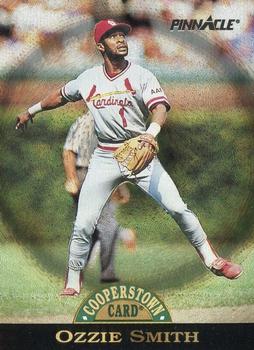 1993 Pinnacle Cooperstown - Dufex #9 Ozzie Smith Front