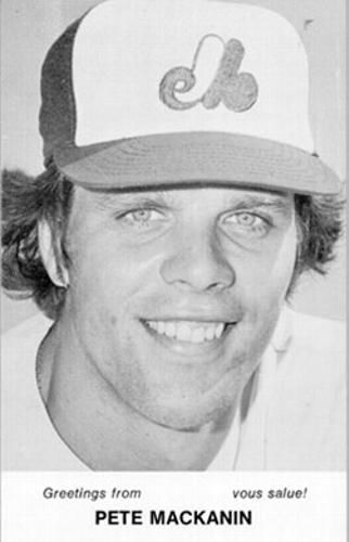 1976 Montreal Expos Postcards #NNO Pete Mackanin Front