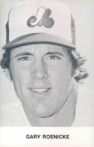 1976 Montreal Expos Photocards Update #NNO Gary Roenicke Front