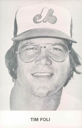 1976 Montreal Expos Photocards Update #NNO Tim Foli Front