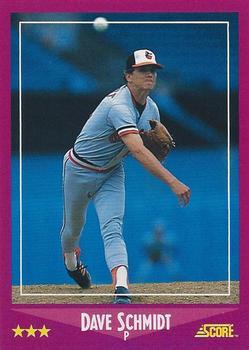 1988 Score - Glossy #103 Dave Schmidt Front