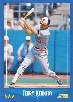 1988 Score - Glossy #123 Terry Kennedy Front