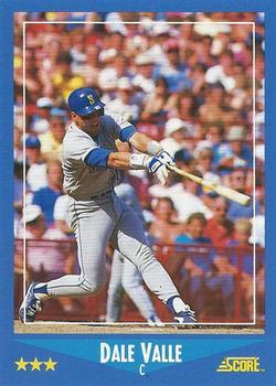 1988 Score - Glossy #126 Dave Valle Front