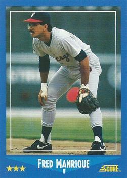 1988 Score - Glossy #139 Fred Manrique Front