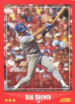 1988 Score - Glossy #236 Bob Brower Front