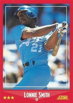 1988 Score - Glossy #263 Lonnie Smith Front