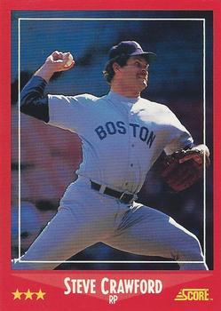 1988 Score - Glossy #289 Steve Crawford Front