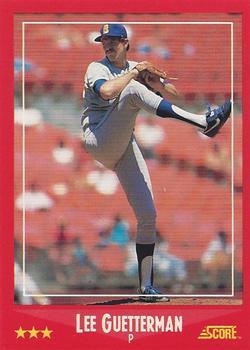 1988 Score - Glossy #323 Lee Guetterman Front