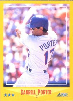 1988 Score - Glossy #537 Darrell Porter Front