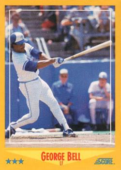 1988 Score - Glossy #540 George Bell Front