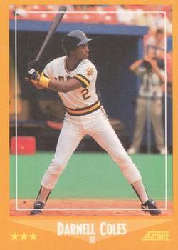 1988 Score - Glossy #554 Darnell Coles Front