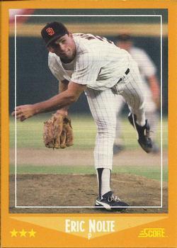 1988 Score - Glossy #568 Eric Nolte Front