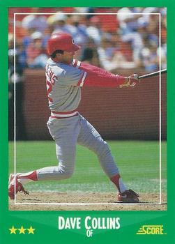 1988 Score - Glossy #371 Dave Collins Front