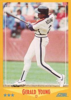 1988 Score - Glossy #442 Gerald Young Front