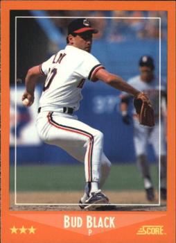 1988 Score Rookie & Traded - Glossy #11T Bud Black Front