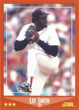1988 Score Rookie & Traded - Glossy #20T Lee Smith Front