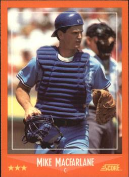 1988 Score Rookie & Traded - Glossy #76T Mike Macfarlane Front