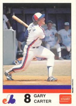 1983 Stuart Bakery Montreal Expos #8 Gary Carter Front