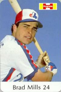 1982 Hygrade Meats Montreal Expos #NNO Brad Mills Front