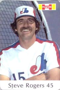 1982 Hygrade Meats Montreal Expos #NNO Steve Rogers Front